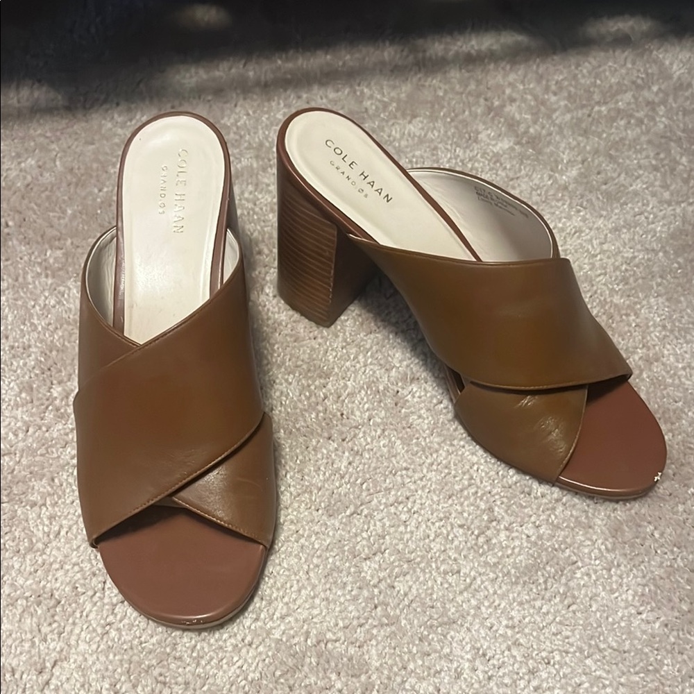 Cole Haan Women's Brown Heeled Sandals